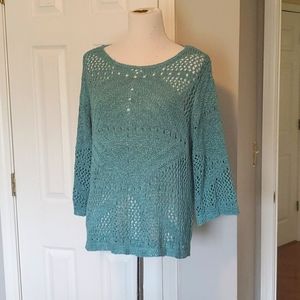 Rain and Rose crochet sweater